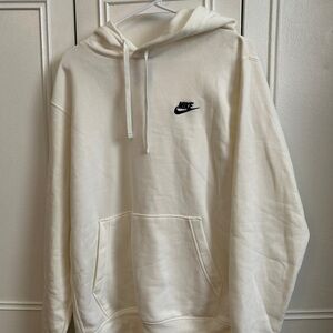 Nike Men's White Hoodie